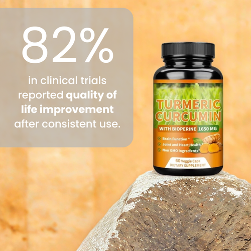 High Quality Turmeric Curcumin Capsules - with 95% Curcuminoids - Joint, Brain Cognitive & Digestive Health, Antioxidant